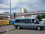 Бесплатный автобус Genser в пункт аренды автомобилей АрендаАвто-тар на ул.Добролюбова